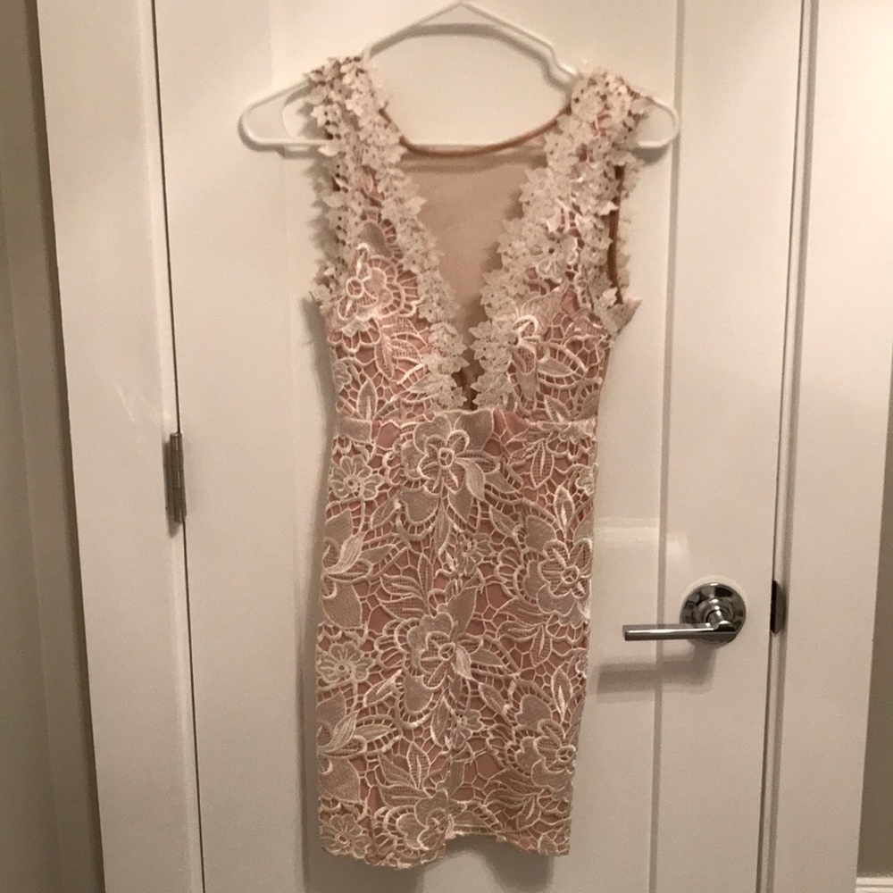 White lace Dress